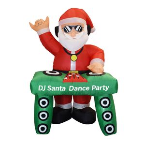 Click 1.5m Wiggling DJ Santa Light Up Inflatable