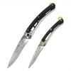2pcs Portable Folding Pocket Knife Black