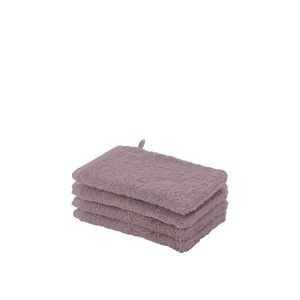 4 Pack - Luxury Egyptian Cotton Wash Mit 16x22cm - Malva
