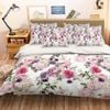 3D Camellia Flowers 195 Bedding Set Pillowcases Quilt Duvet Cover Set Queen King