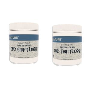 2PK Mio's Nature Ocean Feast Freeze Dried Cod Fish Floss Pet Cat/Dog Food 35g