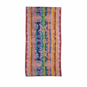 500gsm Reversible Cotton Velour Beach Towel 85 X 170 Cm Multi Colour Sealife