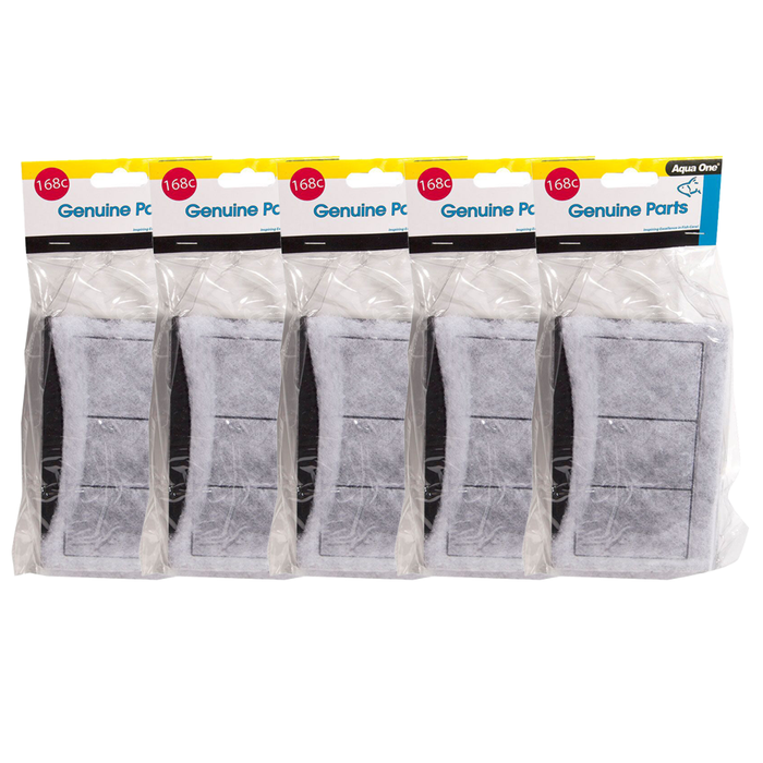 Aqua One LifeStyle 127/190 Carbon Cartridge 168c BULK BUY 5pk (25168c)