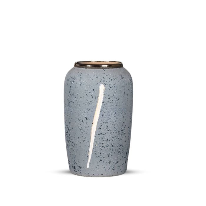 SOGA 30x19cm Ceramic Vase – Grey