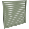 ProtectorAl 300 - 1000 x 300 - 1000mm Pale Eucalypt Horizontal 9mm Gap Aluminium Welded Slat Panel