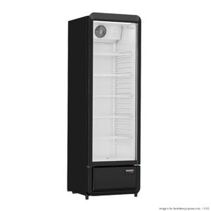 Thermaster SDC-258B Upright Glass Door Beverage Fridge