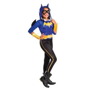 Rubies Batgirl Dcshg Kids Classic Dress Up Halloween Party Costume Size 6-8y