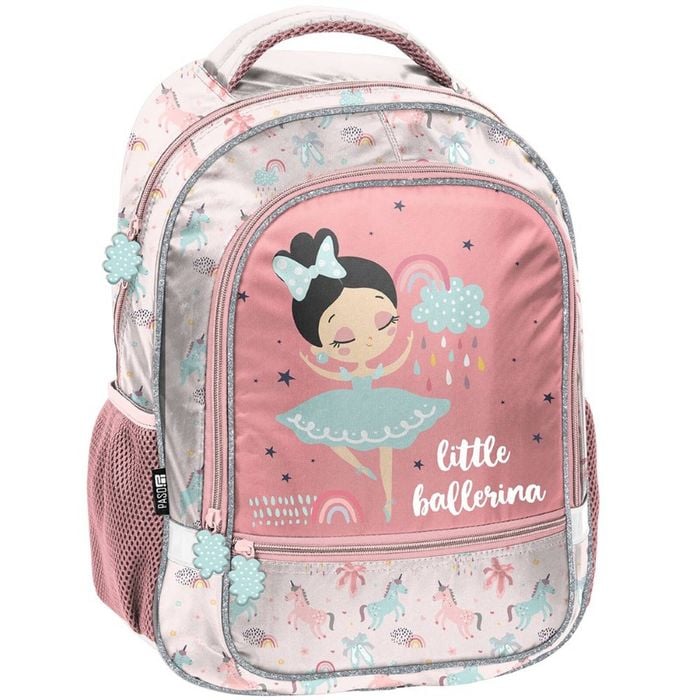 Girls Pink Ballerina Unicorn Backpack - 40 X 30 X 15 Cm - Polyester