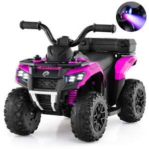 Costway 6V Kids Ride On ATV Electric Toy Car w/Music Pink