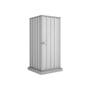 Absco Sheds 0.78 x 0.78 x 1.8m Zincalume Basic Single Door Garden Shed