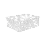Flexi Storage 185mm White 2 Runner Wire Basket