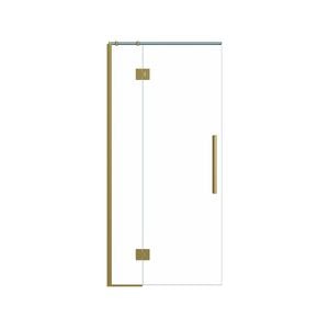 Stein 900 x 2000mm Brushed Brass Project Shower - Door Only
