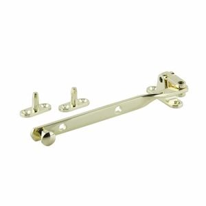 Jaeco Brass Plated Short Fanlight Window Stay