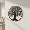 99cm Black Tree of Life Wall Art Hanging Metal Iron Sculpture