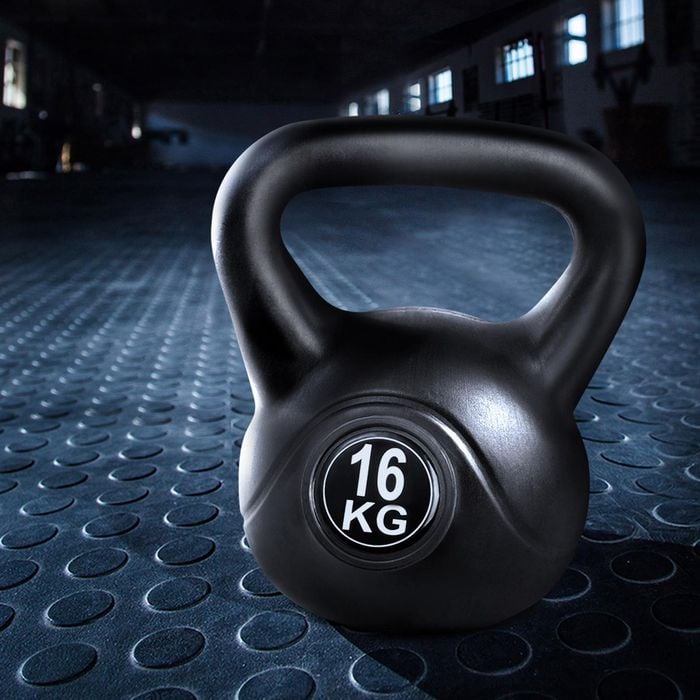 Everfit 16kg Kettlebell Black - Bunnings Australia