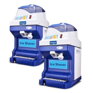 SOGA 2X Ice Shaver Commercial Electric Stainless Steel– 180KG/h