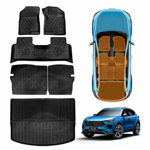 Floor Mats Boot Liner Set for NEW GWM Haval Jolion 2024-Onwards Cargo Kick Mats Back Seat Protector Cover