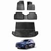 3D All-Weather Car Boot Liner Floor Mats for Hyundai Santa Fe 2018-2023 Trunk Cargo Mat Carpet