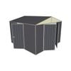 Build-a-Shed 3.0 x 3.0 x 2.3m Gable Triple Hinge Door Shed - Grey