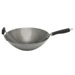 Stanley Rogers 35cm Carbon Steel Wok Black