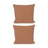 2PK The Lighthouse Washed Cotton European Pillowcase With Double Stitch Clay