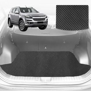 6D Diamond Car Boot Mat for Holden Trailblazer 2016-2020-Cargo Mat-Black-Outback GT