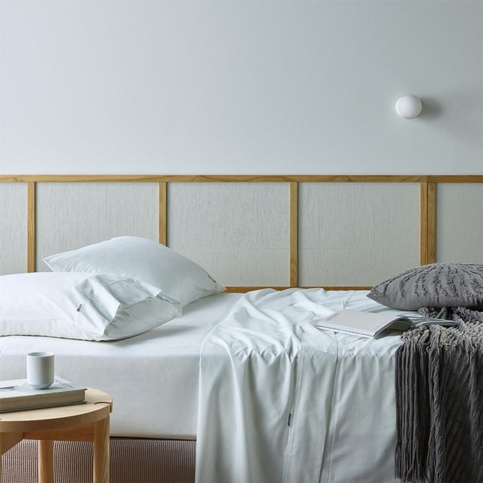 Bianca Natural Sleep Recycled Cotton Sheet Set White - King Bed