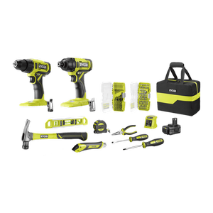 Ryobi 18V ONE+ Home Builder 4Ah Kit