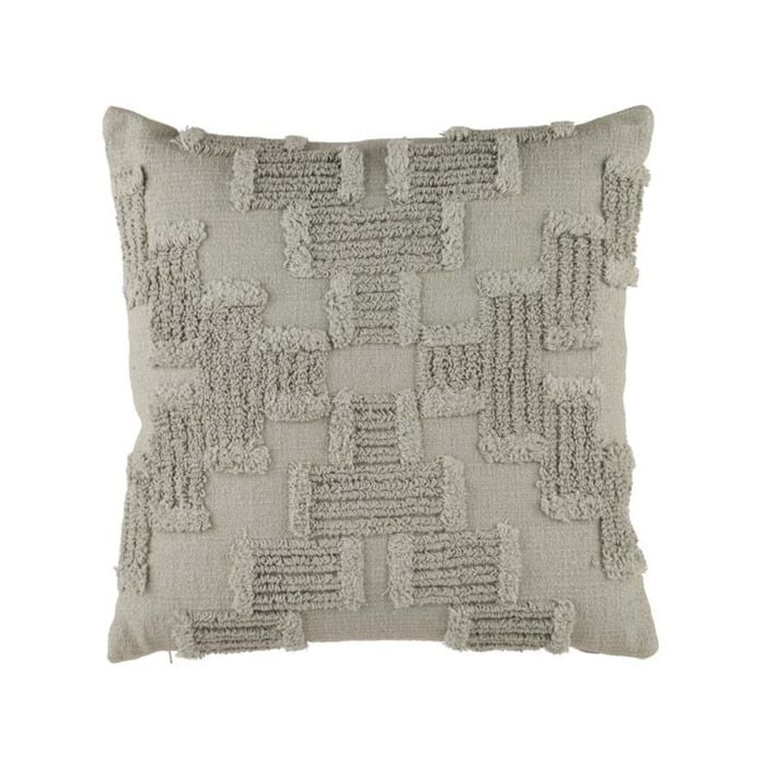 Accessorize Bedroom Collection 45cm x 45cm Grey Roseto Filled Cushion