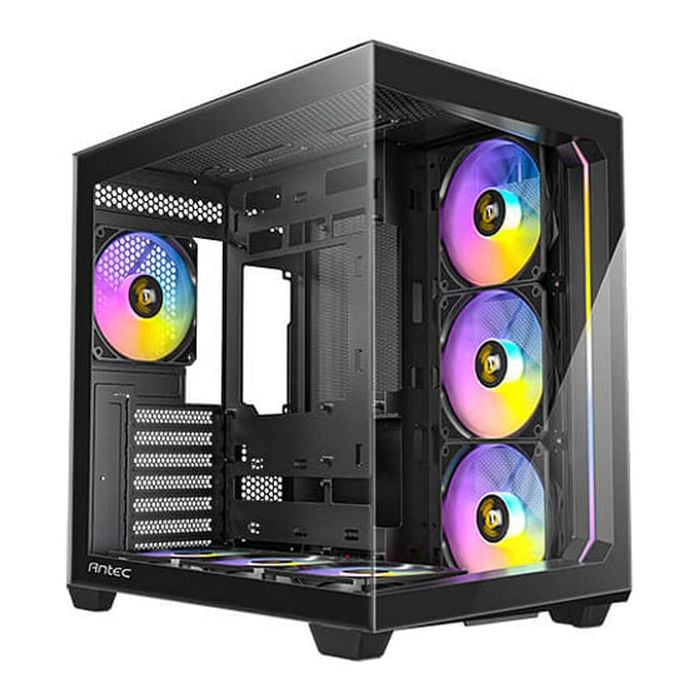 Antec C5 Argb Black Constellation Series Atx Case With 7 Fan - Black