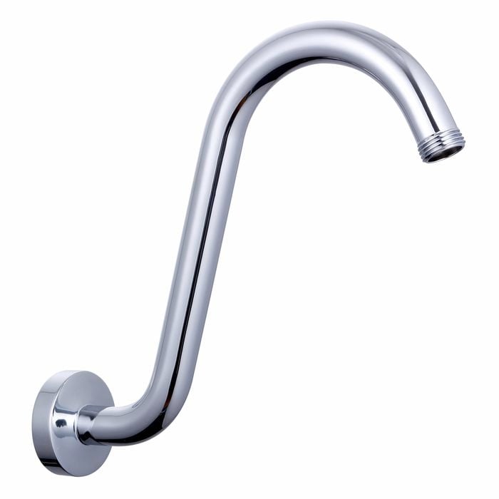 Estilo 185mm Chrome Swan Neck Shower Arm