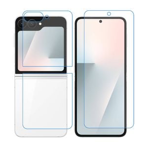 3x in 1 Pack MEZON Samsung Galaxy Z Flip7 FE Hydrogel Film Clear Screen Protectors