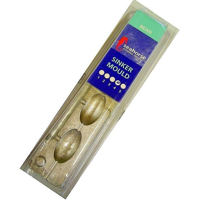 Seahorse 4 Bean Sinker Mould - Makes 4 Sinkers