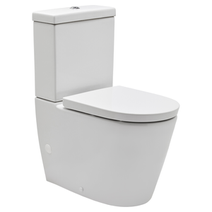 Johnson Suisse White P/S Trap Back To Wall Rimless Ambulant Toilet Suite