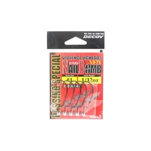 Decoy VJ71 Nail Bomb Weedless Fishing Jighead 1/32oz 1