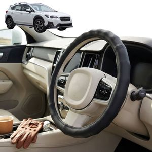 Australian Goose Steering Wheel Cover for Subaru XV 2017 - 2022 (GT) Circle Black