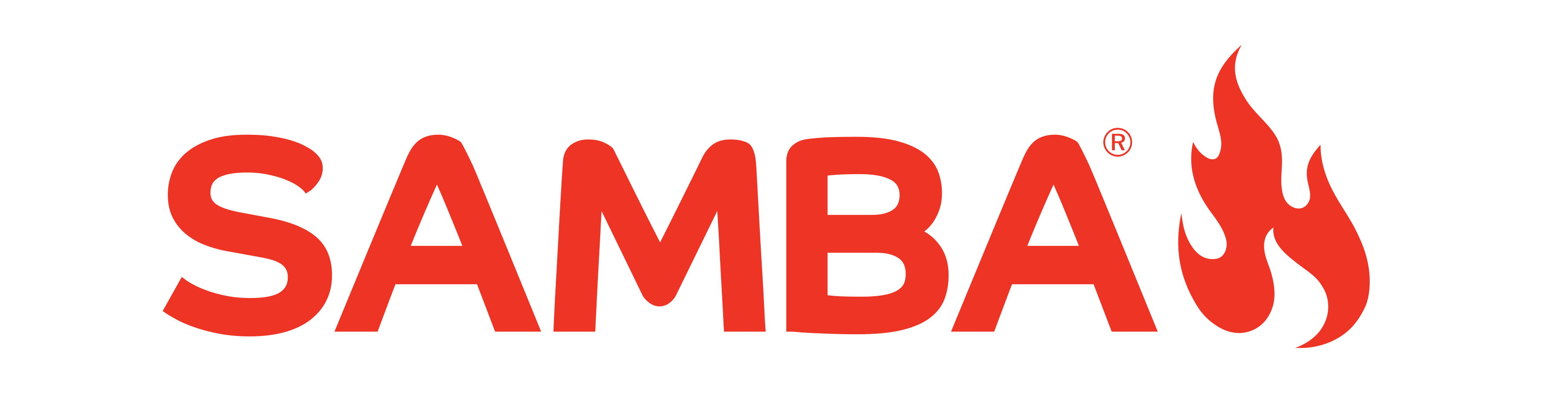 Red logo image from samba
