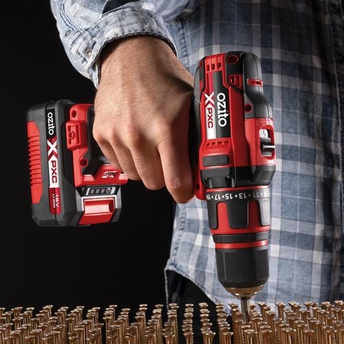 Ozito by einhell power x change 18v cordless drill driver kit hotsell