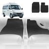 6D Diamond Car Floor Mats for Mercedes-Benz Sprinter 2006-Current-Front Set-Black-Outback GT