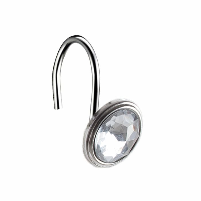 Barelli Exquisite Shower Curtain Rings - 12 Pack