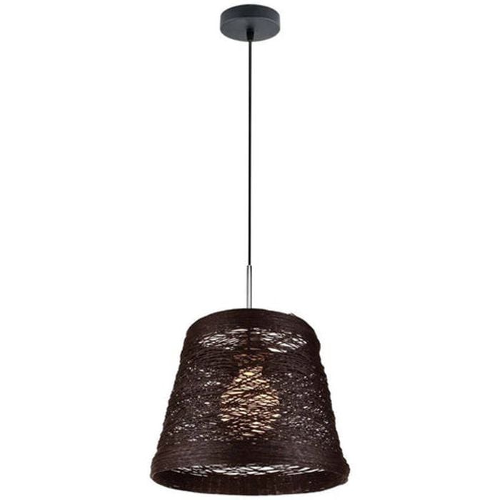 Sorrento 30CM Brown Bamboo Pendant