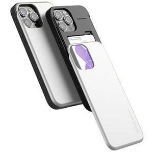 Sky Slide Bumper Case for iPhone 13 Pro Max - Silver