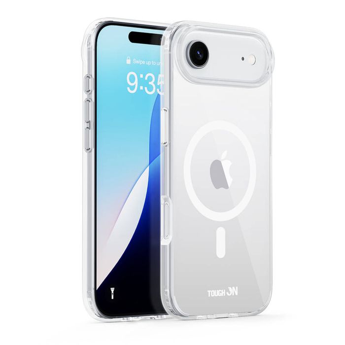 Tough On for iPhone 17 Air Shockproof Case with Magsafe - Clear
