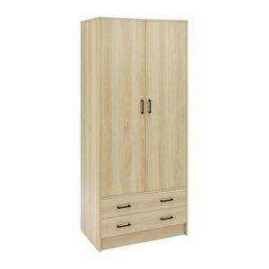 Griffin Wardrobe 2 Doors 2 Drawers Oak