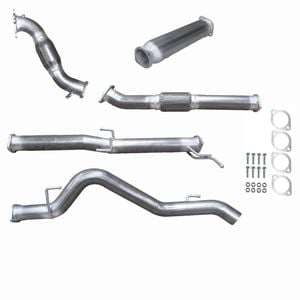 Ignite Exhausts Turbo Back For Mitsubishi Ml Triton 3.2l 3" Cat & Hotdog Raw Aluminised Steel