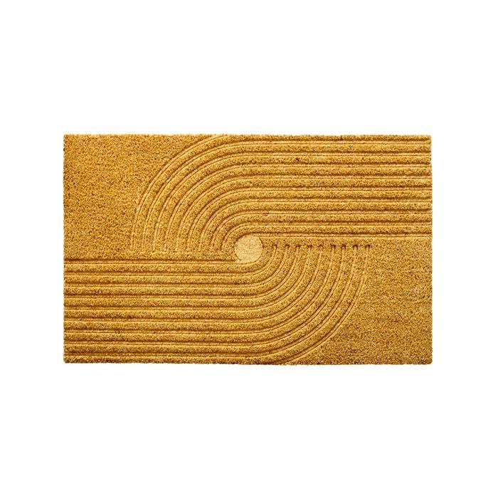 50 x 80cm Embossed Coir Outdoor Mat