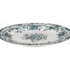 Casa Domani Rosetta Rim Side Plate Antique Blue Porcelain 20cm Dishwasher Safe