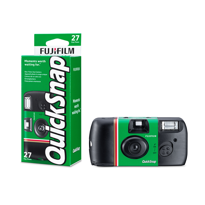 FUJIFILM Quicksnap Flash Disposable Camera 27 exp 35mm 400ISO