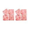 2x 4pc Lvd Decorative Red Crab Resin Square Drink Coasters Decor 10x10x0.5cm