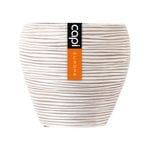 Capi 15 x 13cm Ivory Rib Indoor Plant Pot